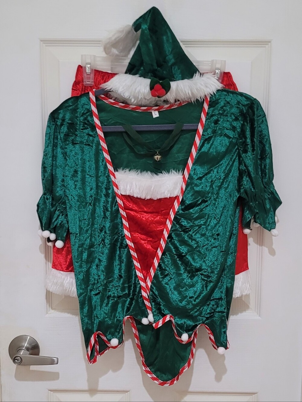 NWOT Christmas Elf Skirt Womans Costume Sz L